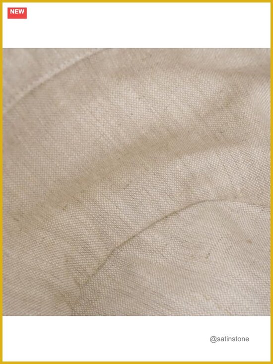 100% Linen Bucket Hat Frayed Brim Packable Sun Hat main image 5